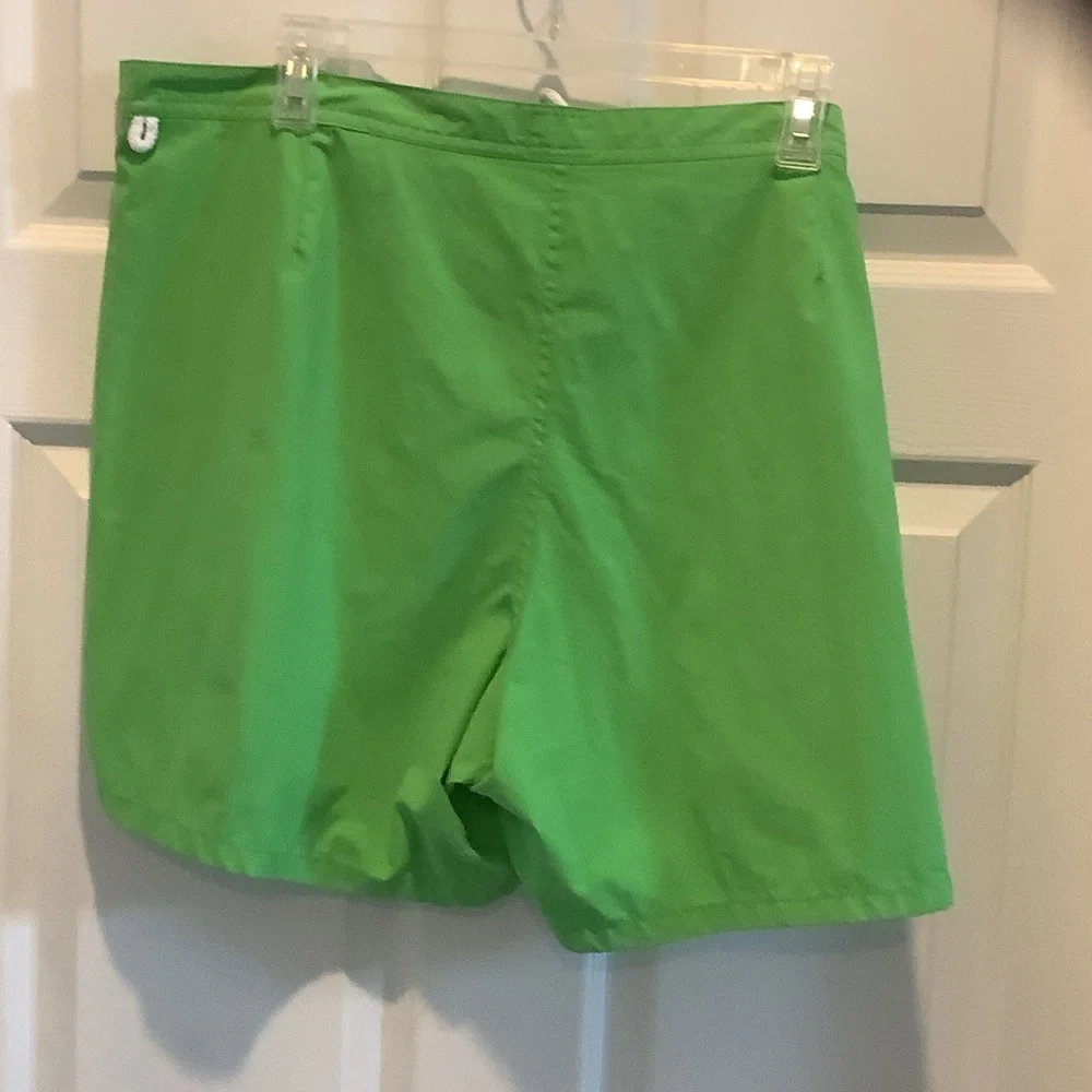 J. Crew Bright‎ Green swim trunks